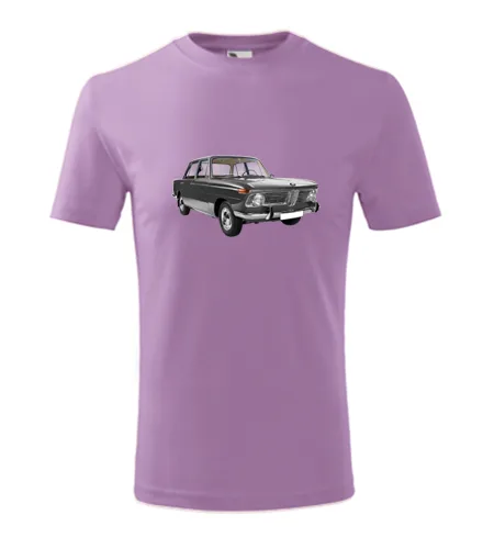 trička s potiskem Fialové dětské tričko s BMW 1600 