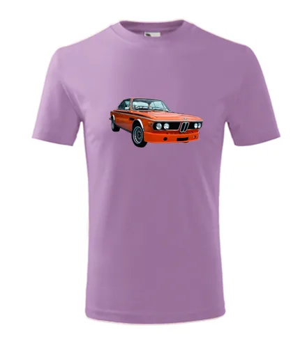 trička s potiskem Fialové dětské tričko s BMW 30 CSL 