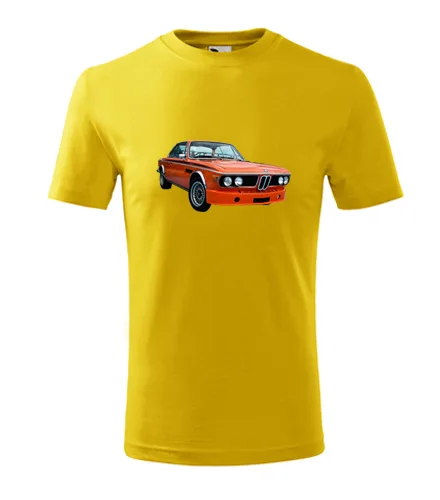 trička s potiskem Žluté dětské tričko s BMW 30 CSL 