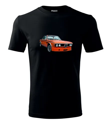 trička s potiskem Černé tričko s BMW 30 CSL 