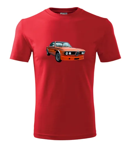 trička s potiskem Červené tričko s BMW 30 CSL 
