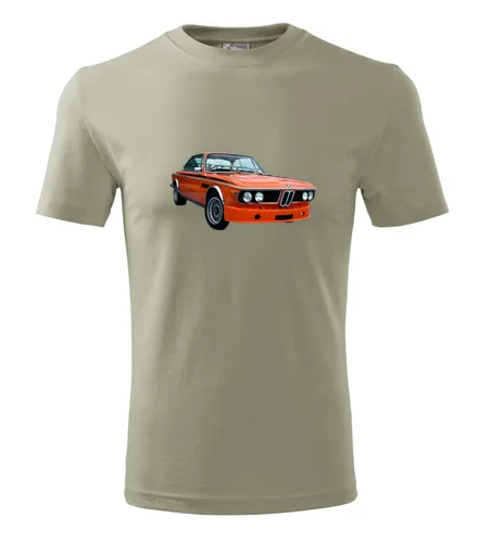 trička s potiskem Khaki tričko s BMW 30 CSL 