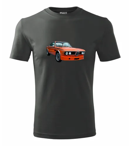 trička s potiskem Grafitové tričko s BMW 30 CSL 