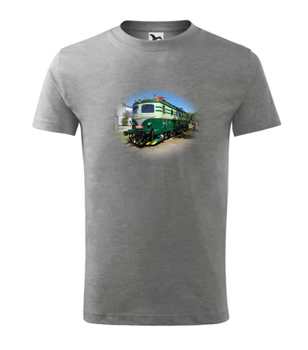 Šedé dětské tričko s elektrickou mašinkou Bobina