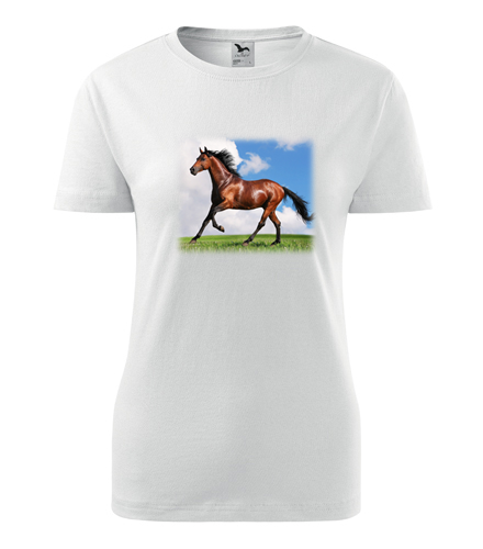 Tričko s koněm dámské - Dárek pro koňačku