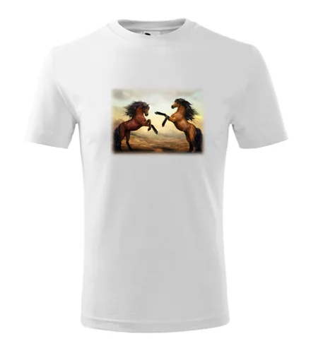 Tričko s koňmi dětské