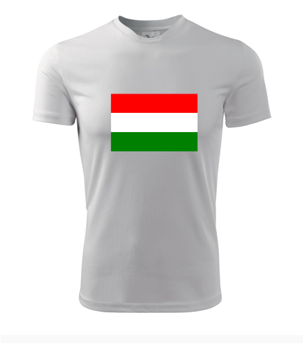 Tričko s maďarskou vlajkou - Trička s vlajkou pánská