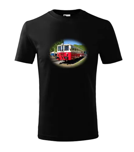 trička s potiskem Černé dětské tričko s motoráčkem 830 