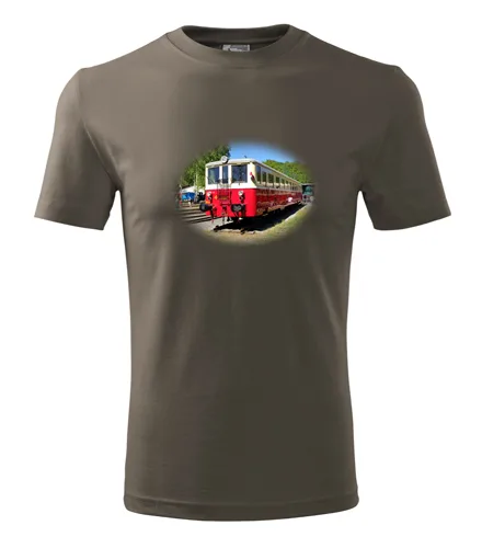 trička s potiskem Army tričko s motorovým vozem 830 