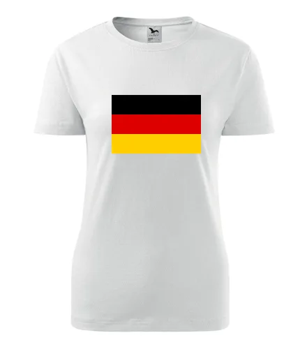 Dámské tričko s německou vlajkou