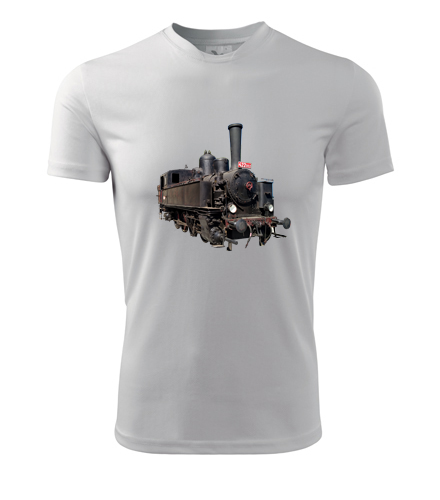 Tričko s parní lokomotivou 422 - Dárek pro příznivce železnice