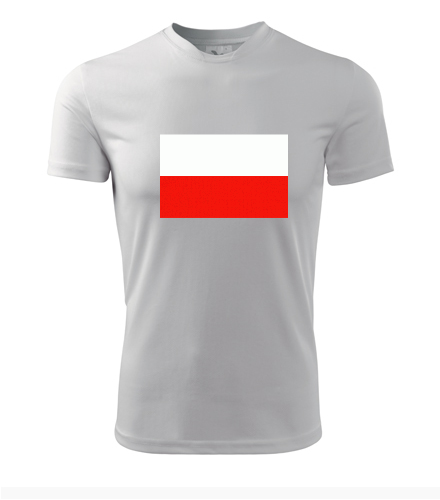 Tričko s polskou vlajkou - Trička s vlajkou pánská