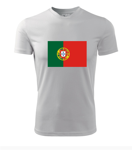 Tričko s portugalskou vlajkou - Trička s vlajkou pánská