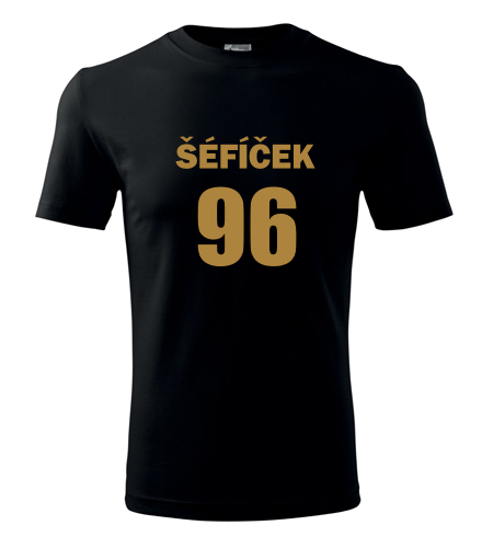 Černé tričko Šéfíček 96