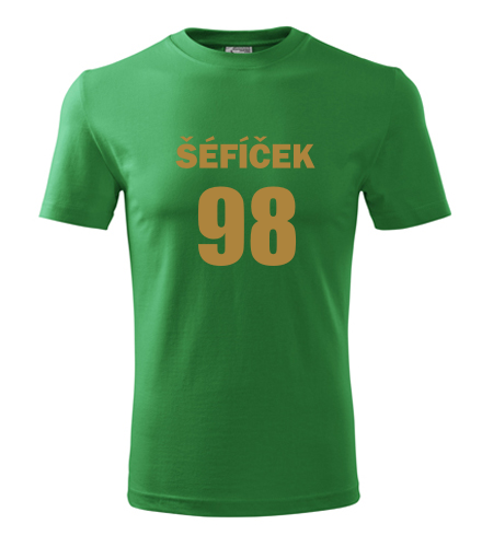 Zelené tričko Šéfíček 98