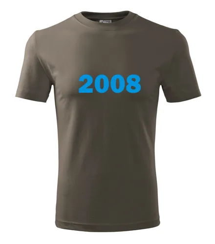 trička s potiskem Army tričko s rokem narození 2008 