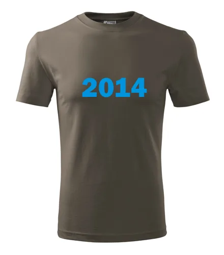 trička s potiskem Army tričko s rokem narození 2014 