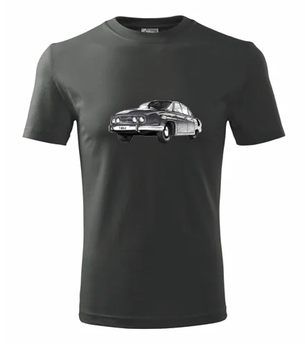 trička s potiskem Grafitové tričko s kresbou Tatry 603 