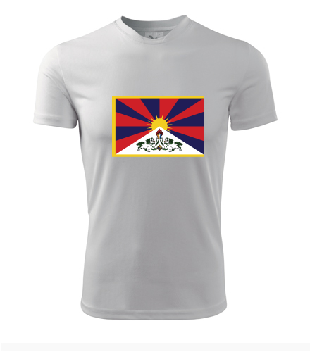 Tričko s tibetskou vlajkou - Trička s vlajkou pánská