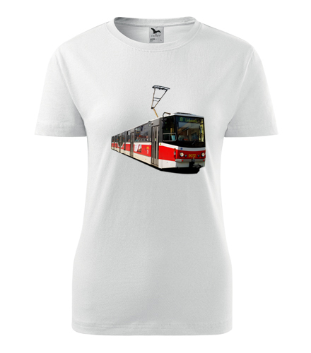 Tričko s tramvají KT8D5 dámské - Dárek pro řidičku tramvaje