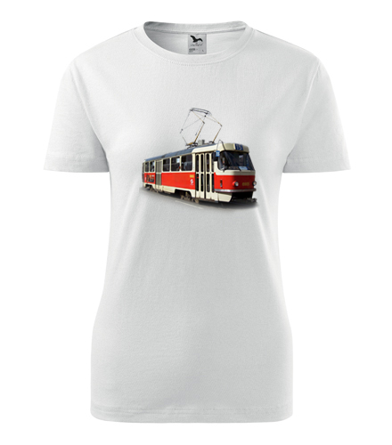 Tričko s tramvají T3 dámské - Dárek pro řidičku tramvaje