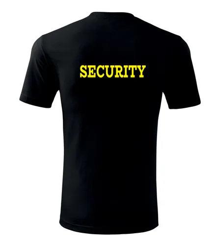Černé tričko Security pánské
