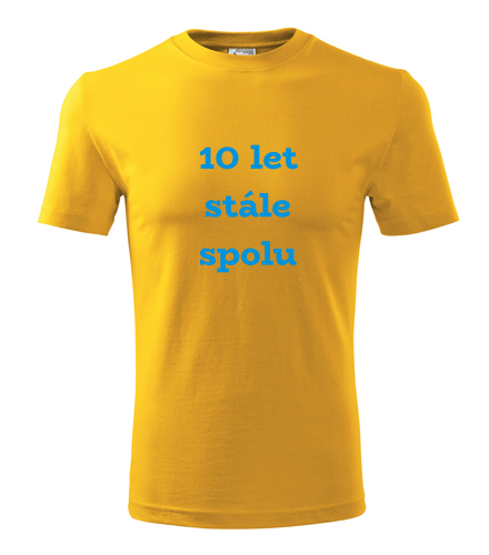 Žluté tričko 10 let stále spolu