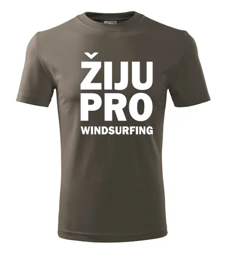 Army tričko Žiju pro windsurfing