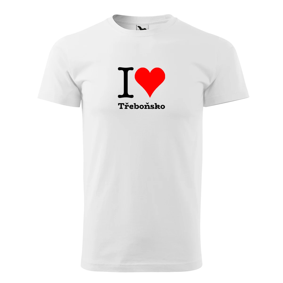 Bílé tričko I love Třeboňsko