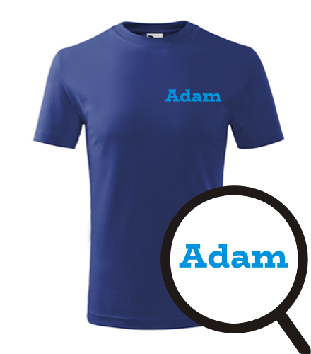 Modré dětské tričko Adam