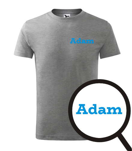 Šedé dětské tričko Adam