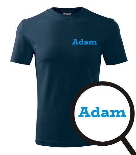 Tmavě modré tričko Adam