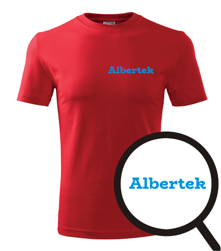 trička s potiskem Tričko Albertík - novinka