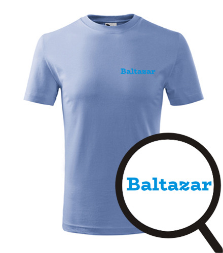Dětské tričko Baltazar - Trička se jménem na hrudi dětská - chlapecká