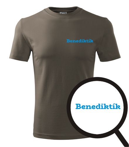 trička s potiskem Tričko Benediktík - novinka