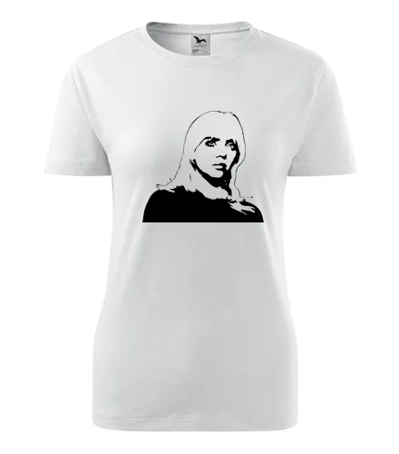 Bílé dámské tričko Billie Eilish