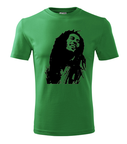 Zelené tričko Bob Marley