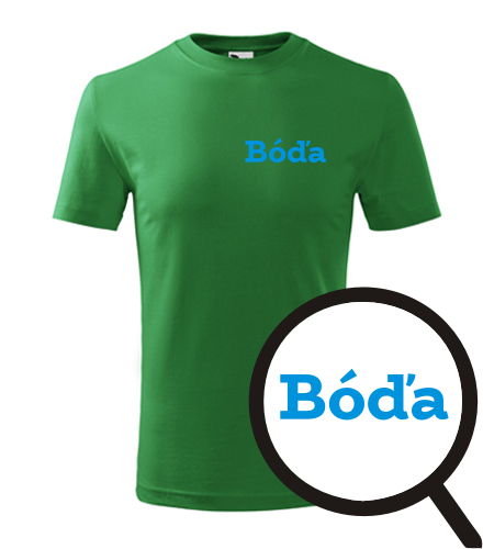 trička s potiskem Dětské tričko Bóďa - novinka