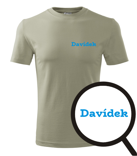 Khaki tričko Davídek