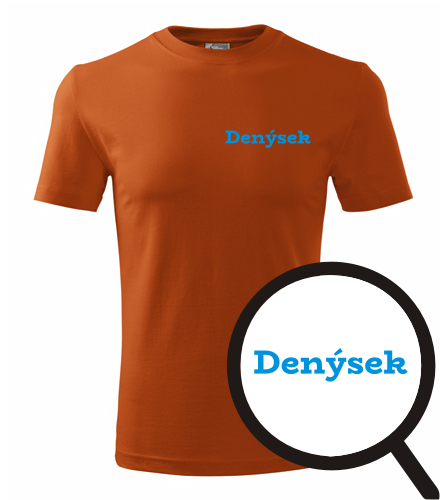 Oranžové tričko Denýsek