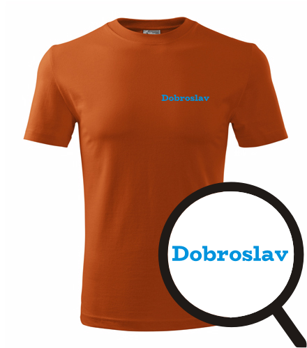 Oranžové tričko Dobroslav