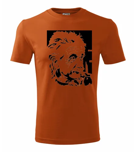 Oranžové tričko Einstein