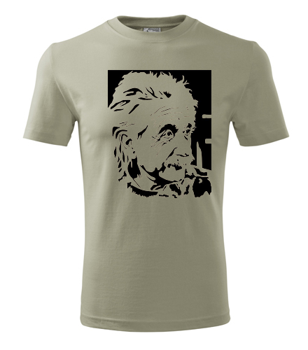 Khaki tričko Einstein