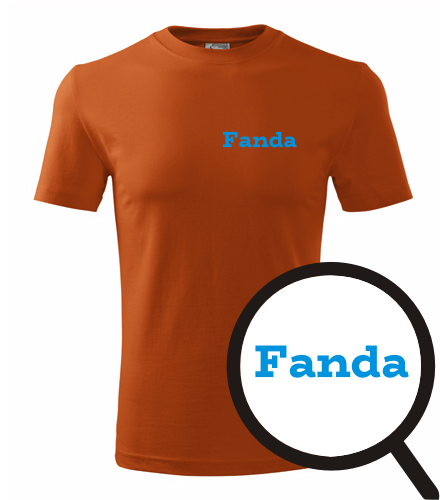 trička s potiskem Tričko Fanda - novinka