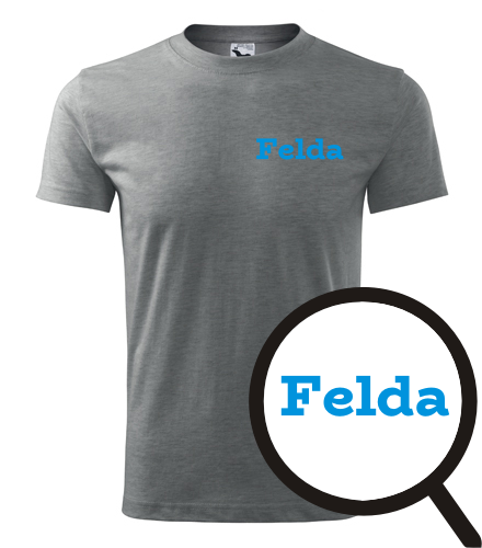 Šedé tričko Felda