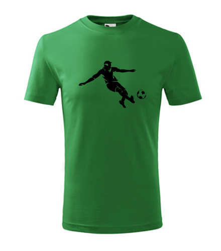 Zelené dětské tričko s fotbalistou 2