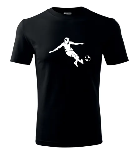 Černé tričko s fotbalistou 2