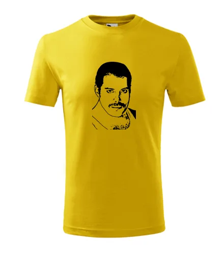 Žluté dětské tričko Freddie Mercury