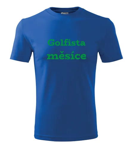 Modré tričko Golfista měsíce