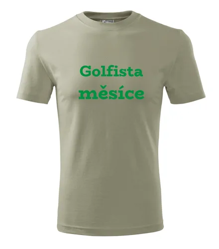 Khaki tričko Golfista měsíce